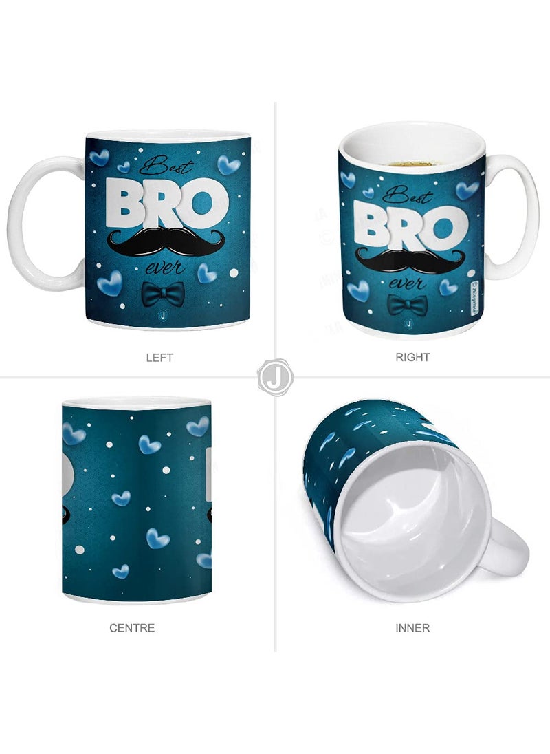 Jhingalala Gift for Brother Best Bro Ever Printed Combo Gifts for Brother for Birthday Anniversary and Raksha Bandhan 2340