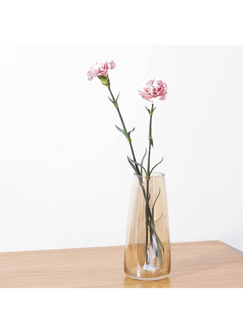 Rishabh Home Decoration Clear Glass Vase for Decor Home Handmade Modern Large Flower Vases for Centerpieces Living Room Kitchen Office Wedding 84 Inch 2