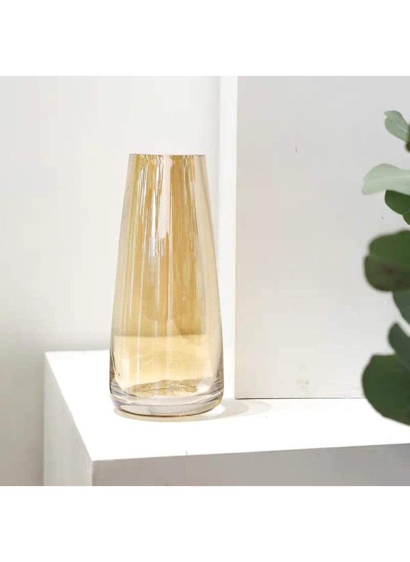 Rishabh Home Decoration Clear Glass Vase for Decor Home Handmade Modern Large Flower Vases for Centerpieces Living Room Kitchen Office Wedding 84 Inch 2