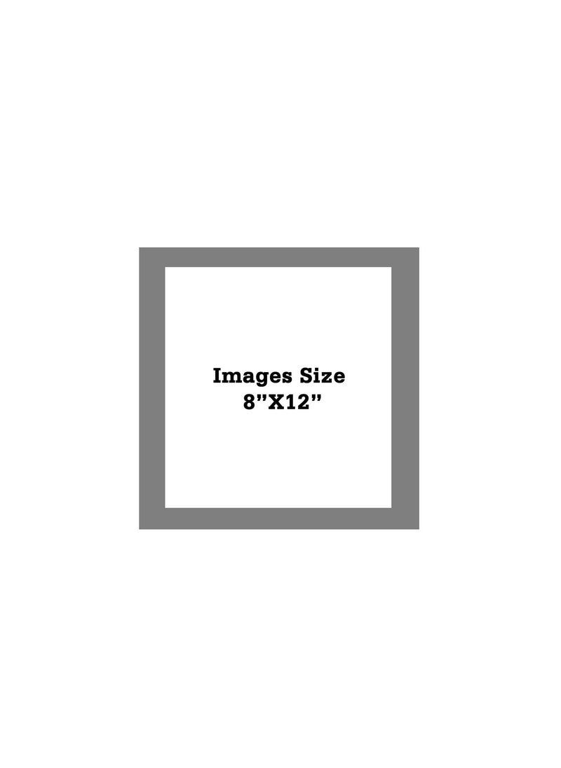KDM HOME DECOR Photo frame 8x12A4 Inches Flexible Glass Synthetic Wood HangingTable Top High Density Photo Frame for Wall Decoration Chatai Dark Brown Color