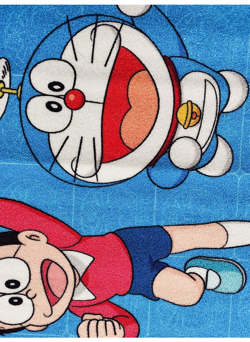 Athom Living Doraemon Kids Carpet Blue 90x150 cm