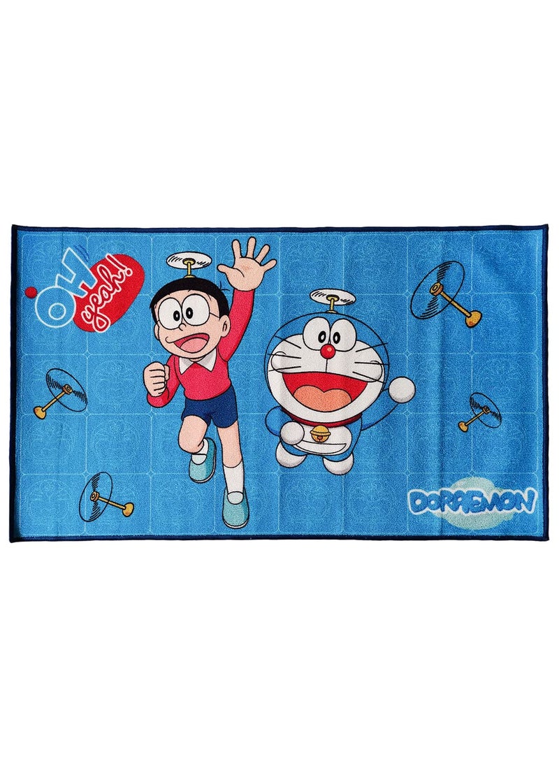 Athom Living Doraemon Kids Carpet Blue 90x150 cm