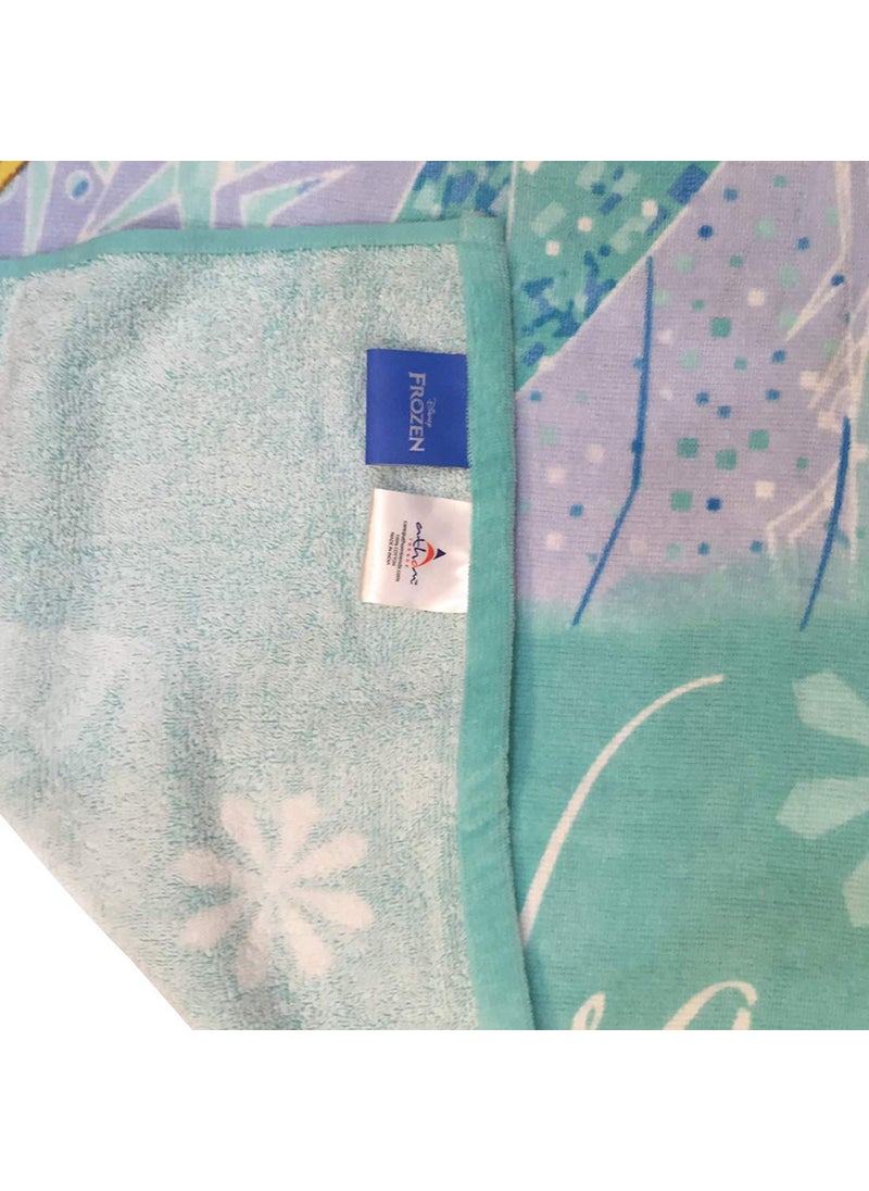 Athom Living DIS06802n805 Disney Modern 2 Piece 350 GSM Cotton Bath Towel Set 24x48 Blue