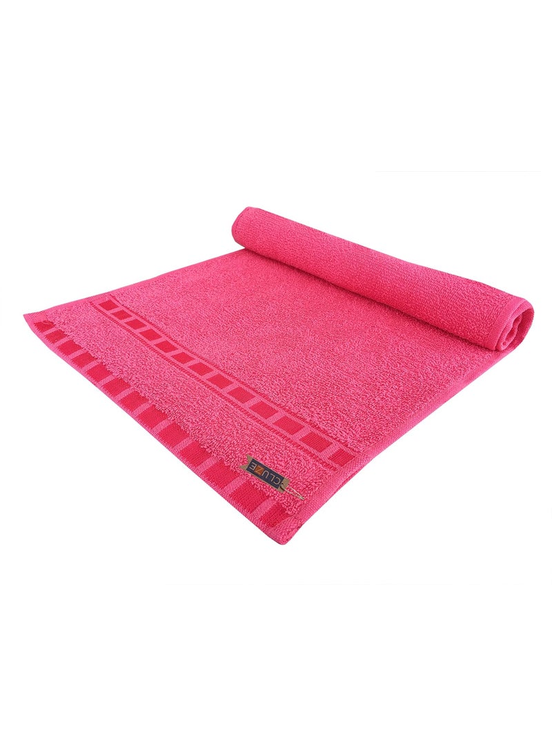 CLUZE Cotton 400 GSM Cotton Hand Towel Set Extra Soft Absorbent Towels for Gym Yoga 13 x 20 inches Multicolor 6