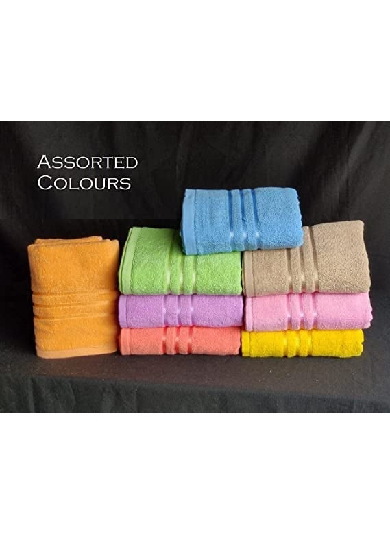 AYUS Cotton Hand Towel 420 GSM 35x50 cm 3 Line Pack of 6