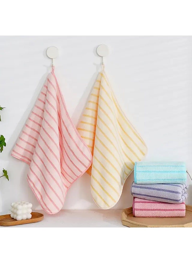 Khillayox Microfiber AntiBacterial 400 GSM Medium Size Hand Towel Super Soft and Absorbent Multipurpose Towels for Bathroom Gym Workout Towels Set of 5 60 x40 CM Multicolor
