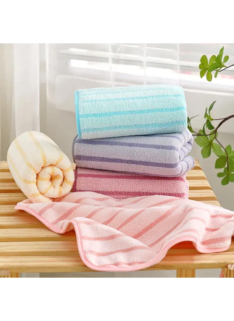 Khillayox Microfiber AntiBacterial 400 GSM Medium Size Hand Towel Super Soft and Absorbent Multipurpose Towels for Bathroom Gym Workout Towels Set of 5 60 x40 CM Multicolor