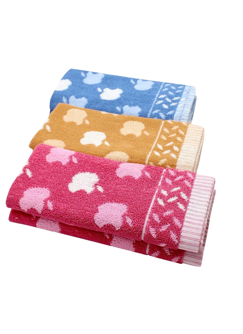 Mandhania Cotton Hand Towels 450 GSM 35 x 53 cm Pack of 6