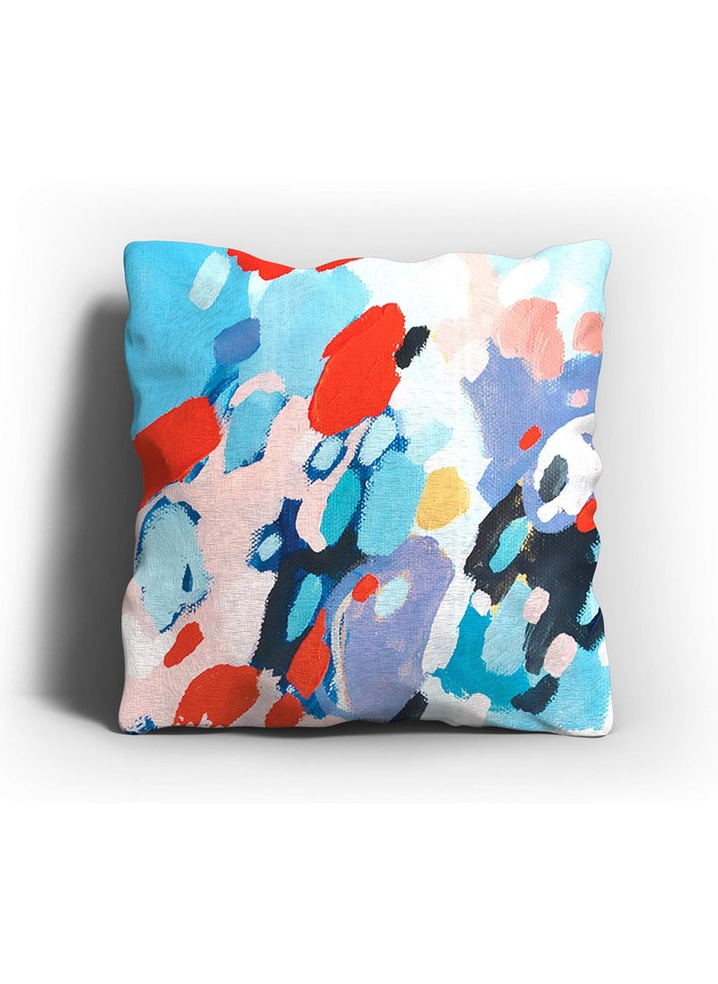 AEROHAVEN Set of 9 Velvet Designer Decorative Throw PillowCushion Covers 16 x 16 inches Multi