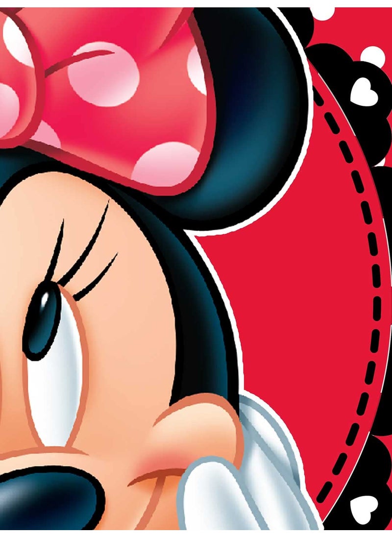 Athom Living Disney Minnie Mouse Cushion with Cover 40x40 cm