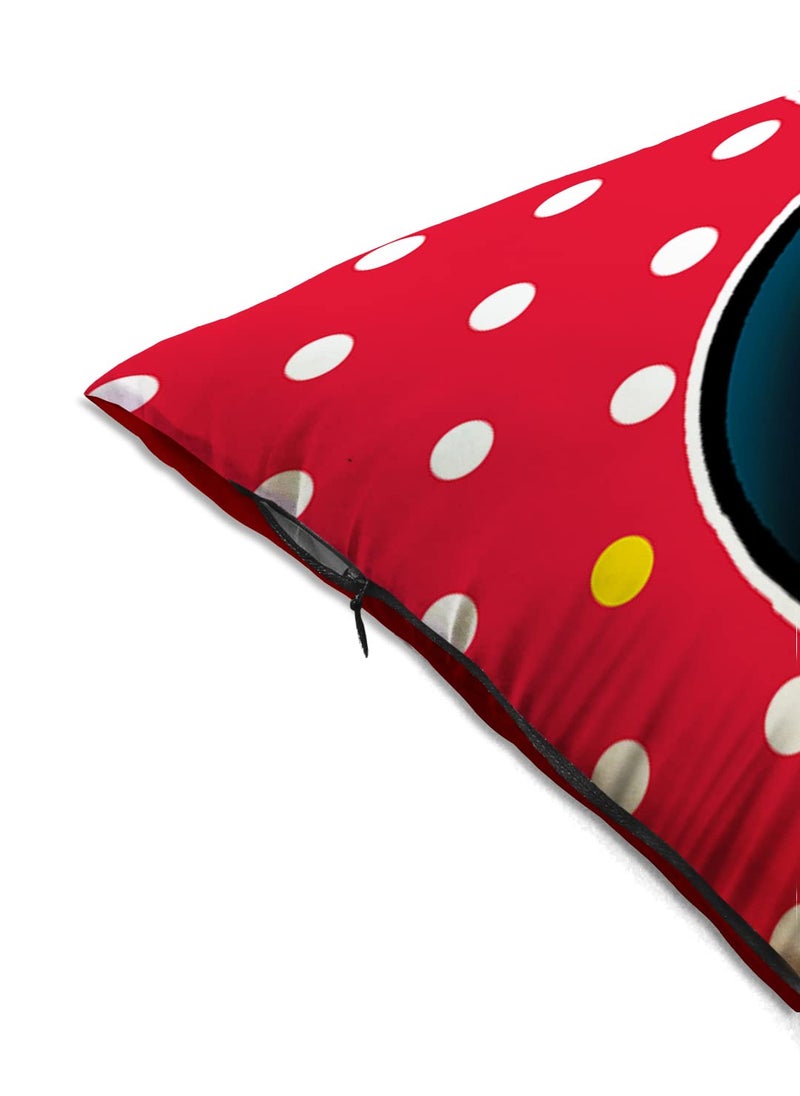 Athom Living Disney Minnie Mouse Cushion with Cover 40x40 cm