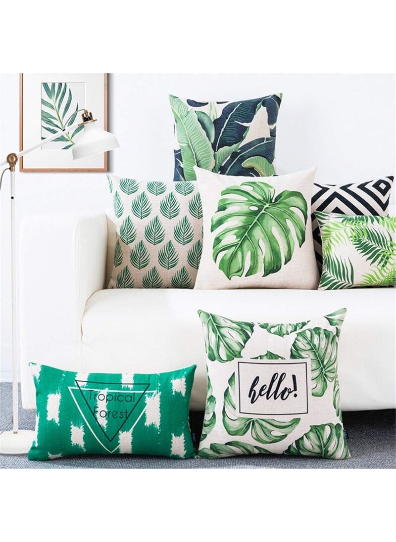 AEROHAVEN Premium Set of 5 Nature Digital Printed Hand Stitched Throw PillowCushion Covers CC231 16 x 16 Inch