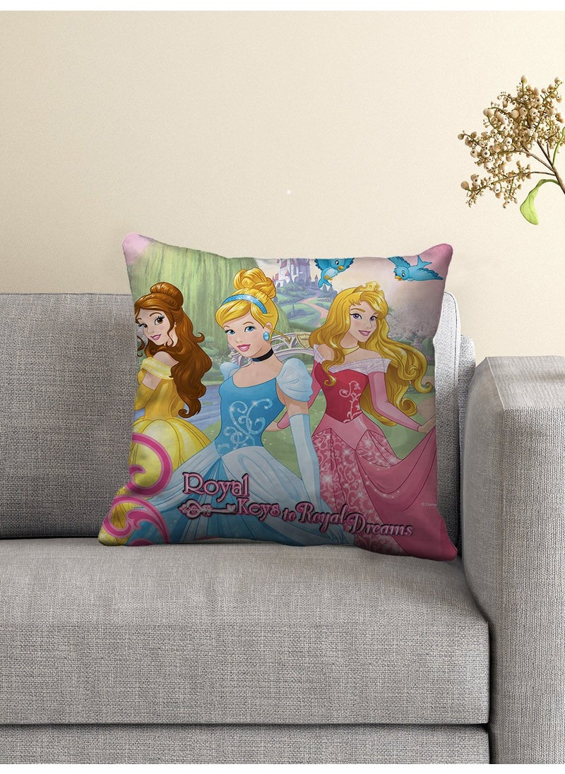 Disney Athom Living Princess Filled Cushion with Cover 40x40 cm