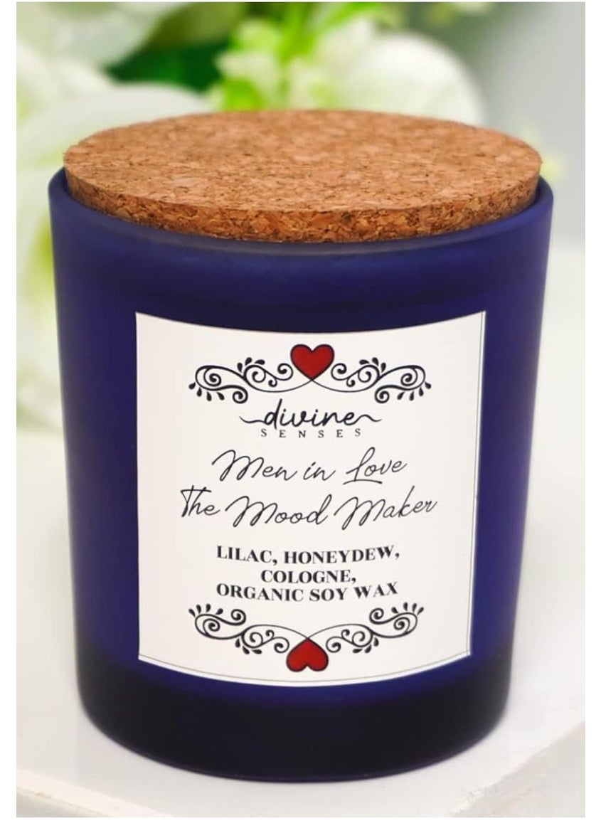 Divine Senses Scented Candles Secret Message Candles for Your Loved Once Natural Soy Wax Candle Highly Fragrance Customization Available 40h Burning Rose Sandalwood Fresia