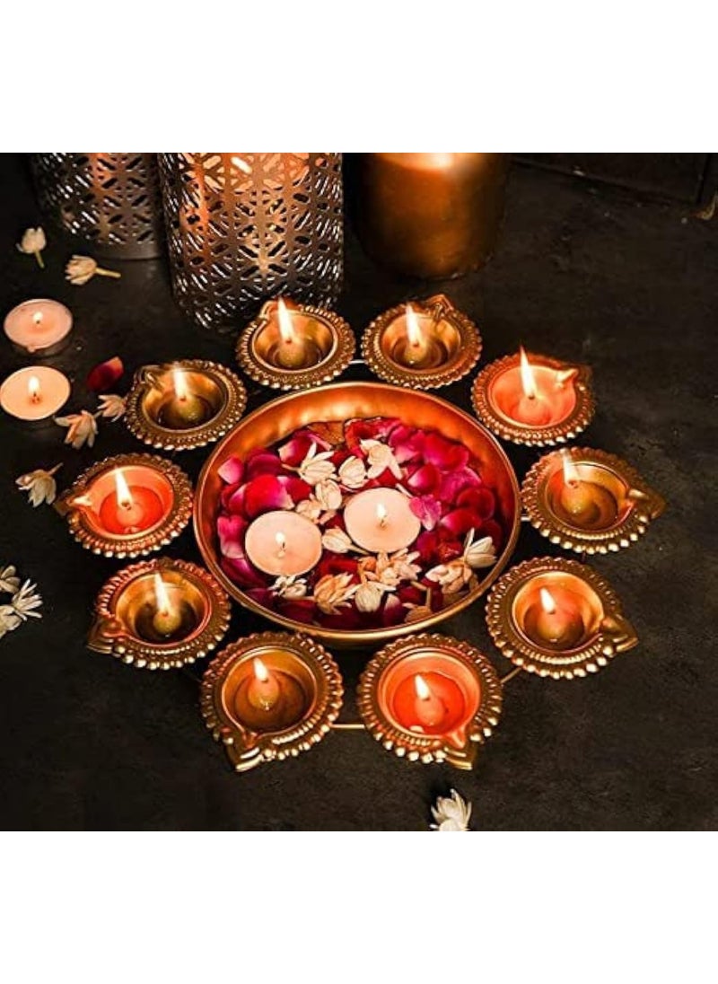 Dartistry Tealight HolderMetal Diya Decorative ItemsHome Decor Items Diwali Decoration Items for Home