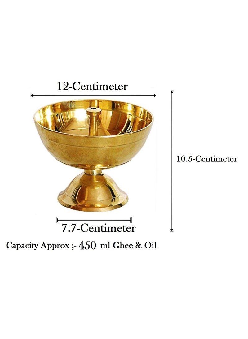 Bartan Star Brass Akhand Diya 450ml