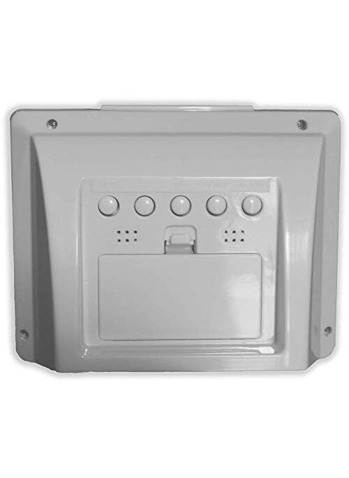 Ajanta Quartz Plastic Digital Alarm and Table clock 8 x 7 x 35 cm White ODC 190