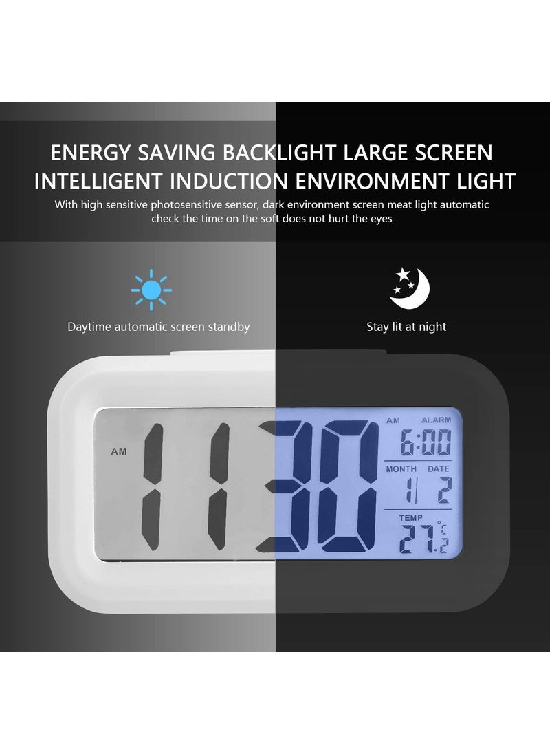 Ajanta Quartz Plastic Digital Alarm and Table clock 13 x 8 x 4 cm Blue ODC 210