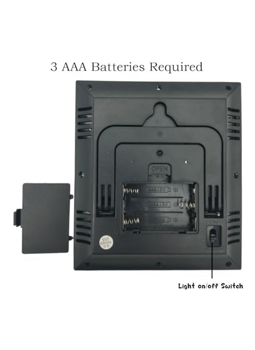 NXZ Desk Clock Digital Table Clock with Alarm Function Wall Clock Clock for Home and Office