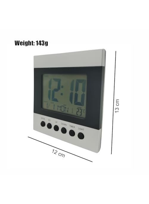 NXZ Desk Clock Digital Table Clock with Alarm Function Wall Clock Clock for Home and Office