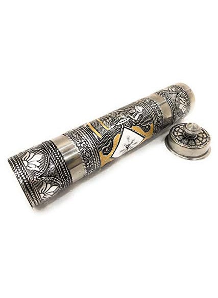 RIOMAX Incense Stick Storage ContainerAgarbatti Storage BoxIncense Holders Storage Silver Gold