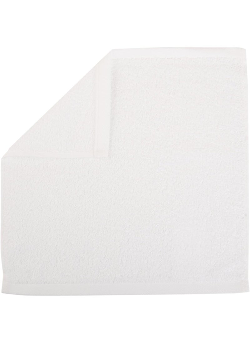 AYUS Premium Soft Feel FaceTowels Set 12 x 12 inches 100 Cotton Ultra Soft and Highly Absorbent 500GSM Towels for Bathroom Gym Shower Hotel and Spa White Pack of 6