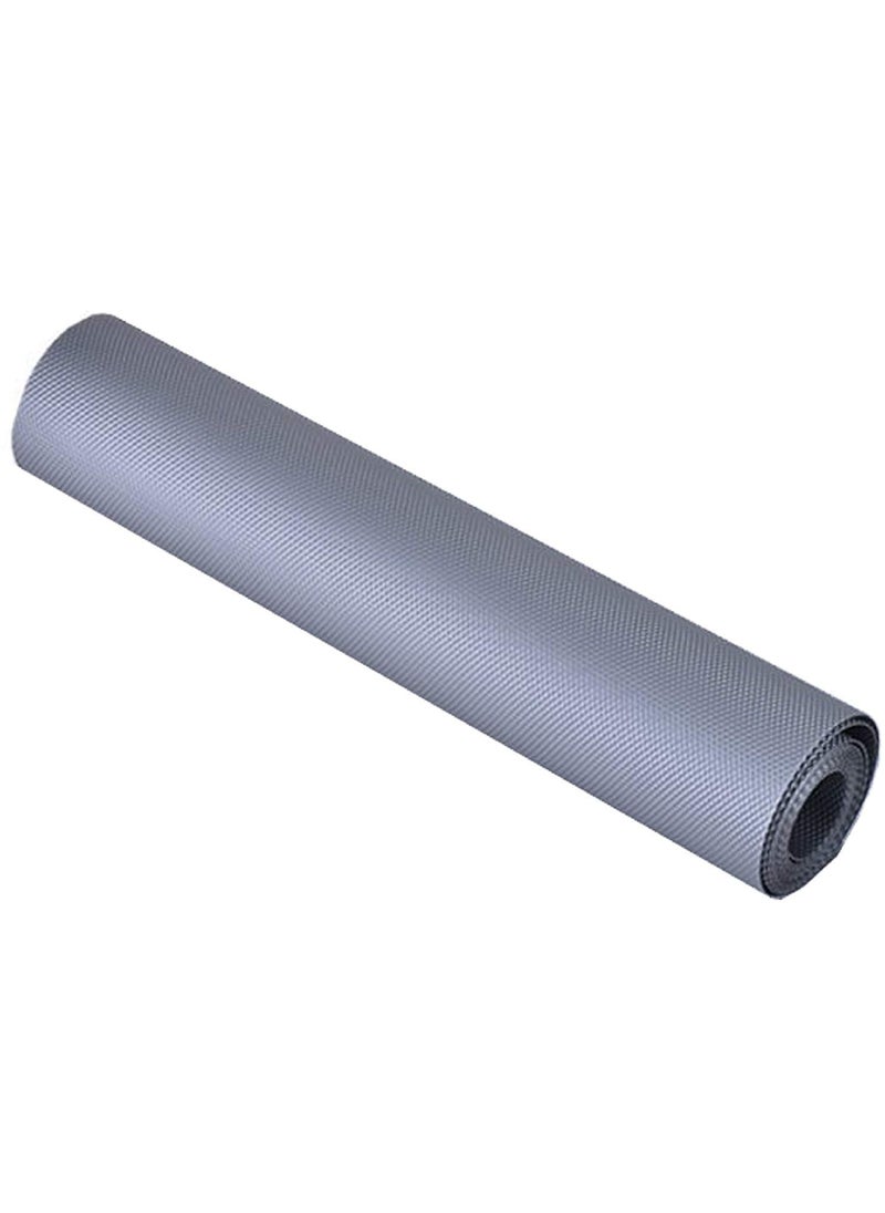 Jeyang Multipurpose 45cm x 5m Super Strong EVA AntiSlip Bathroom Kitchen Cabinet Drawer Shelf Mat Liner Sheets Roll Fridge Mat Table Mat 45cm X 5 Meters Roll Metallic Grey