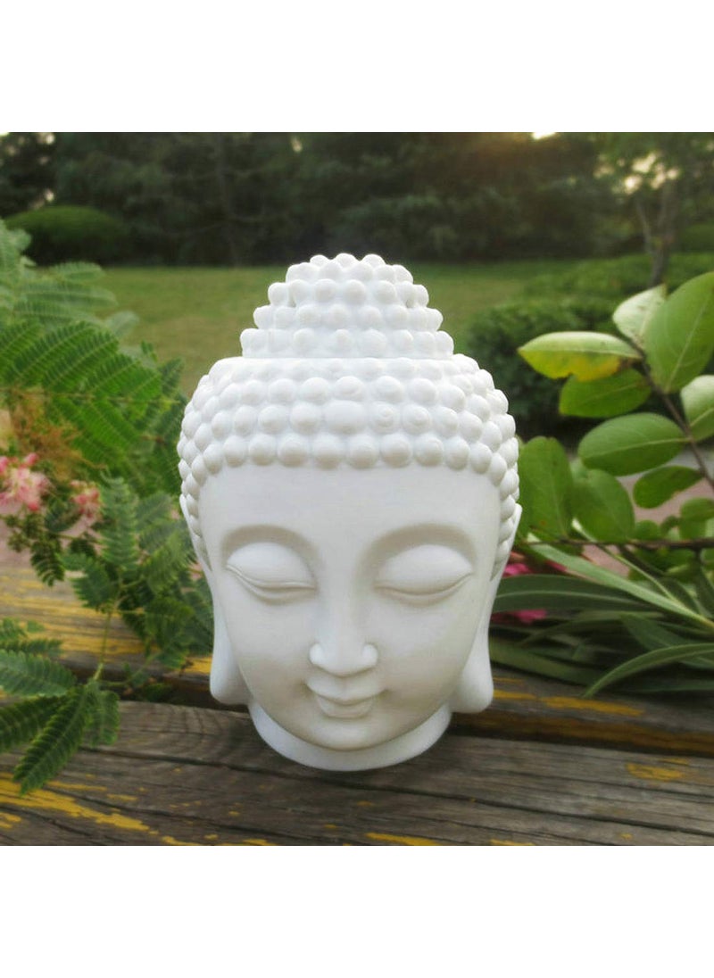 Aatiutik Ceramic Electric Buddha Aroma Diffuser Home Fragrance Night Lamp Light with Lemongrass Sandalwood Aroma Oil 10ml Each for Home Office Hotel Spa Scented 3