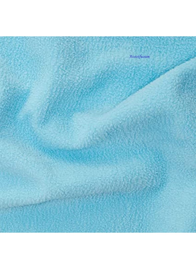 Soft Water Proof Baby Dry SheetBed ProtectorReusable Bed Underpad Waterproof Bed Pad Pee Pad Perfect for Kids Adults The Elderly Extra Large 220 x 140 cm Lite Blue