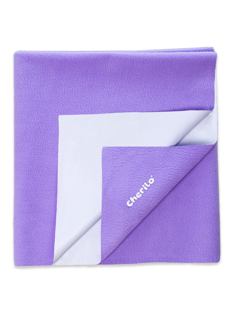Cherilo Quick Dry Waterproof Protector Baby Dry Sheet Extra Large 140cm X 200cm Violet