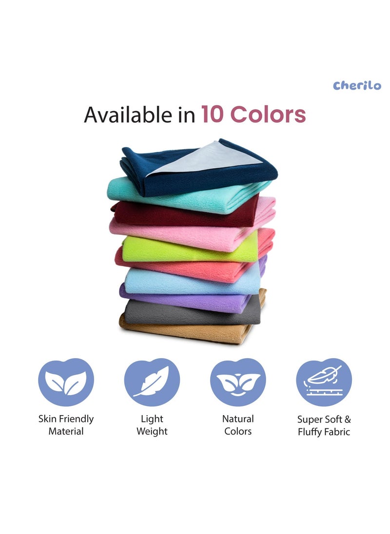 Cherilo Quick Dry Waterproof Protector Baby Dry Sheet Large 100cm X 140cm Grey