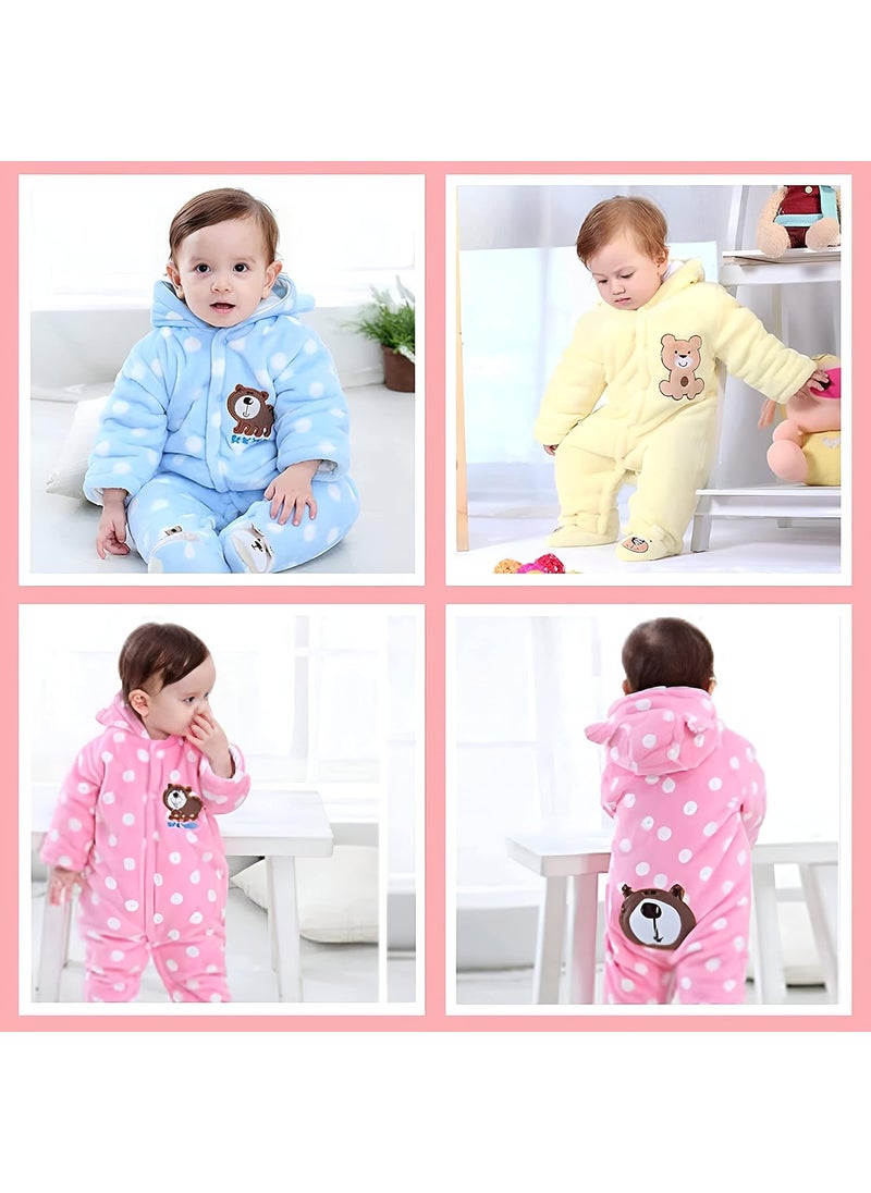 First Kick Baby Wearable Sleeping Bag New Born Hooded Snap Button Closer Security Bag 1218 Months Pink Polka