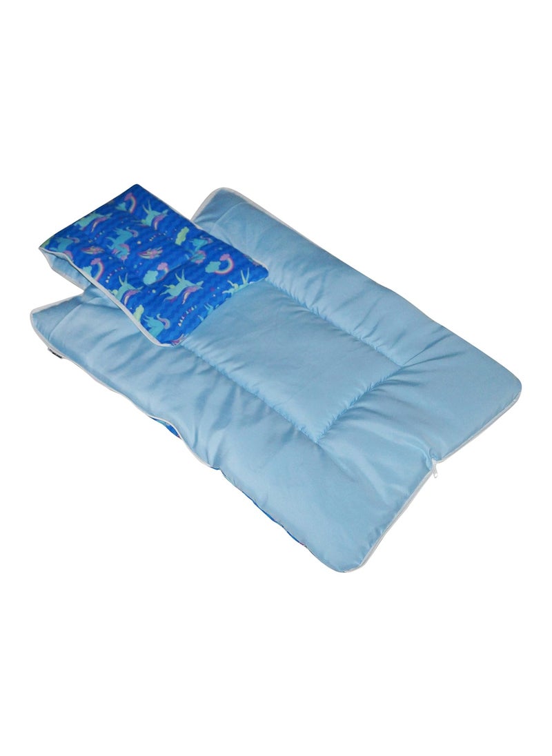 Oscar Home 3 in 1 Multi Usage Baby Bed Cum Sleeping Bag Carry Bag Safety Bag Baby Wrapper Baby Carrier Nest Bag 09 Months with high Cushioning Blue
