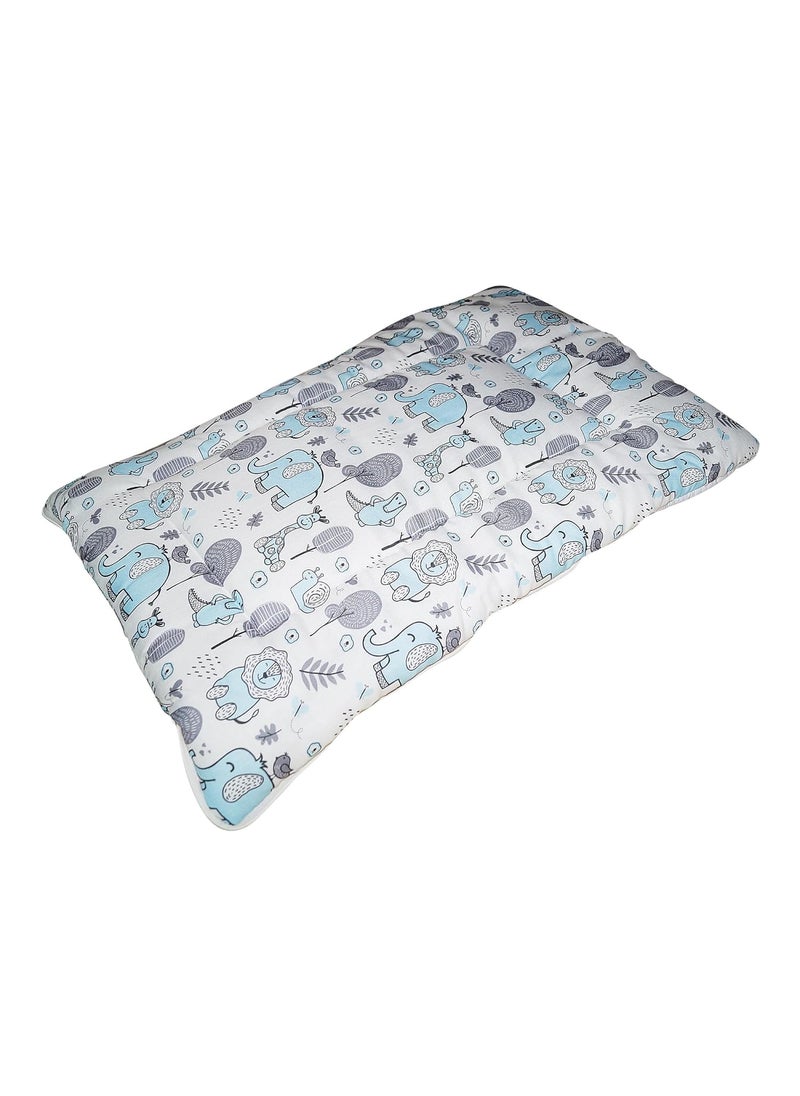 Oscar Home 3 in 1 Baby Sleeping Bag Carry Nest Cotton Bedding Set for Infants New Born Baby PortableTravel Skin Friendly 09 Months Blue Elephant