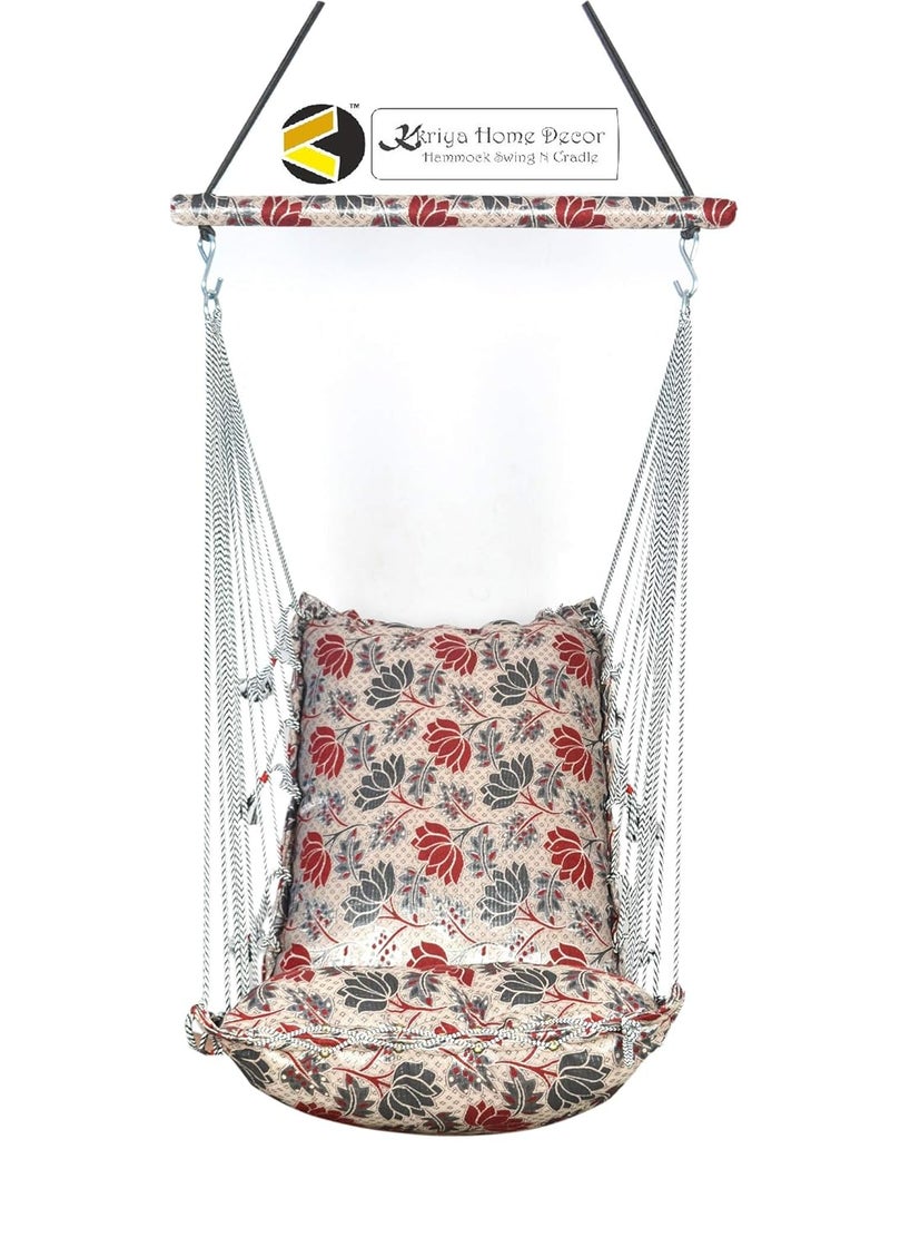 Kkriya Home Decor SwingJhula for Home Balcony Kids Room Indoor Outdoor Multi Alpha