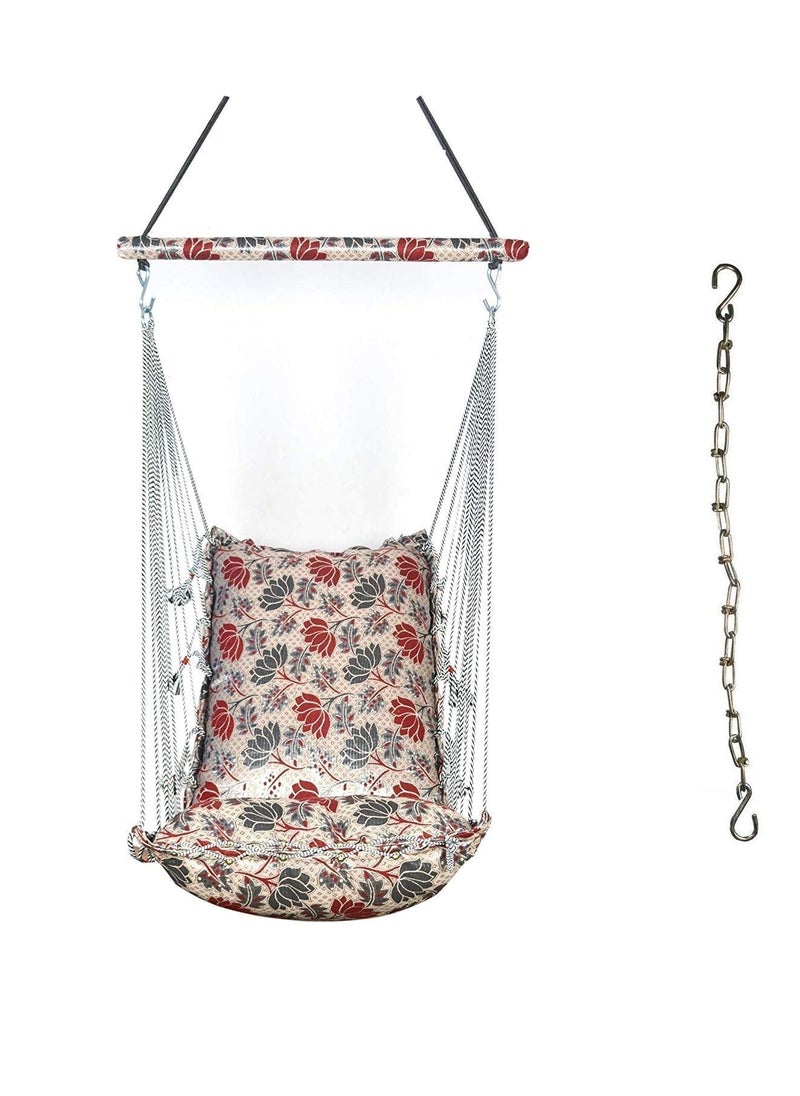 Kkriya Home Decor SwingJhula for Home Balcony Kids Room Indoor Outdoor Multi Alpha