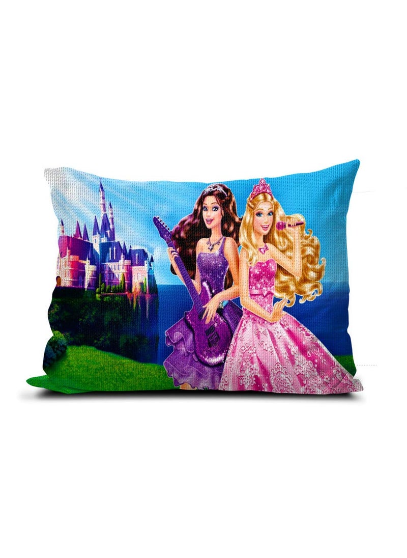 NISHOMES Kids Cartoon Printed Pillow Baby Pillow Pack of 2 Size 12x18 Inches Multicolor