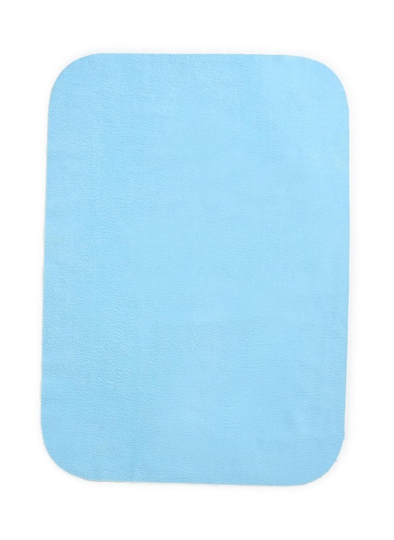 Mi Arcus Anti Pill Solid Mattress Protector 100x70 cm for Baby Girl Boy Kids Infants Toddlers Pack of 2