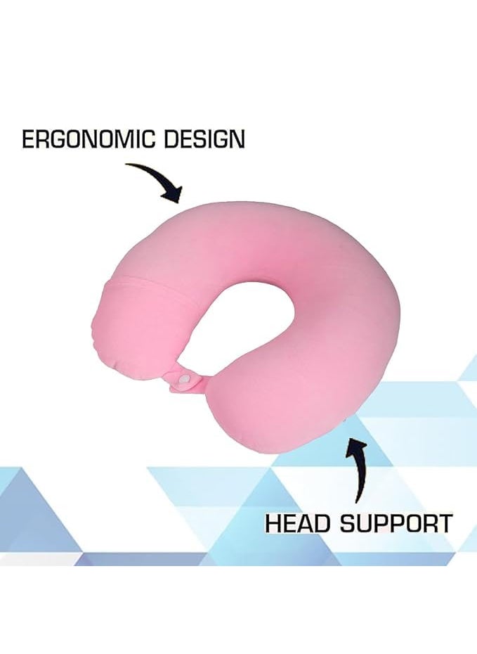 JYFT Versatile Travel Neck Pillow Travel Essential Neck Support Comfort for Flights Cars Neck Pain Relief Sleeping Car Cushions Comfort Travel Accessories Air Pillow Neck Rest
