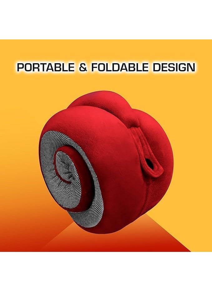 Ashtron Neck Pillow with Eye Mask for Travel Comfort Car Neck Rest Car Pillow Flight Pillow for Neck Pain Relief Neck Pillow for Sleeping includes Eye Mask Carry Bag