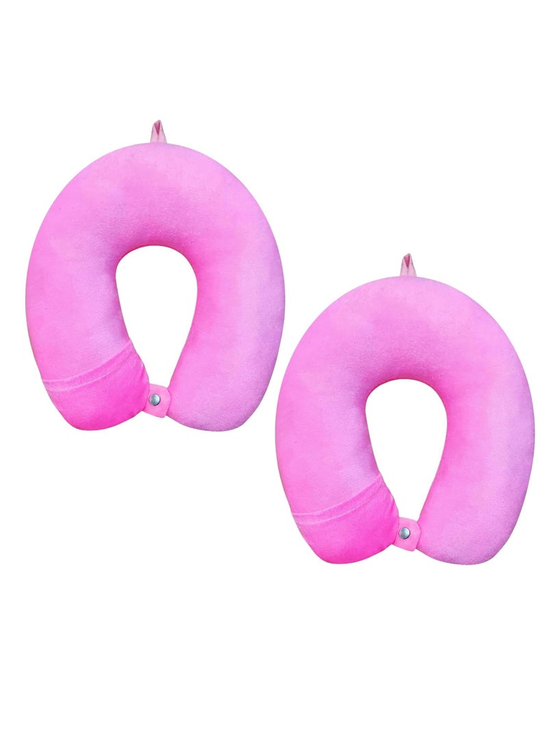LOTA Travel Neck Pillow Travel Essential Neck Support Comfort for Flights Cars Neck Pain Relief Sleeping Car Cushions Comfort Travel Accessories Air Pillow Neck Rest Pack of 2