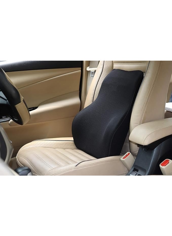 PURAM Back Support for Chair Car Seat Back Support Chair Back Support for Back Pain Back Rest for Chair Office Lumbar Support for Car Back Rest Support Back Support Pillow Cushion Memory Foam