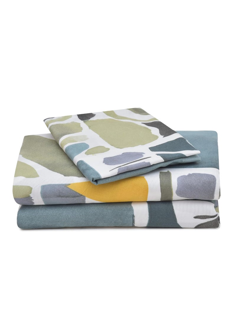 COZY FURNISH Super Soft Brushed Microfiber Cotton Single Bedsheet with 1 Pillow CoverBedsheet 60X90Inches Pillow Cover 17X27Inches Bedsheet for Single Bed