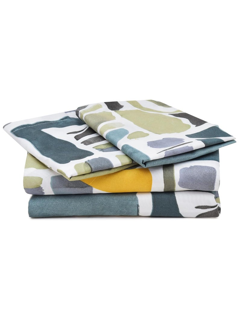 COZY FURNISH Super Soft Brushed Microfiber Cotton Double Bedsheet with 2 Pillow CoversBedsheet 90X100Inches Pillow Covers 17X27Inches Bedsheet for Double Bed