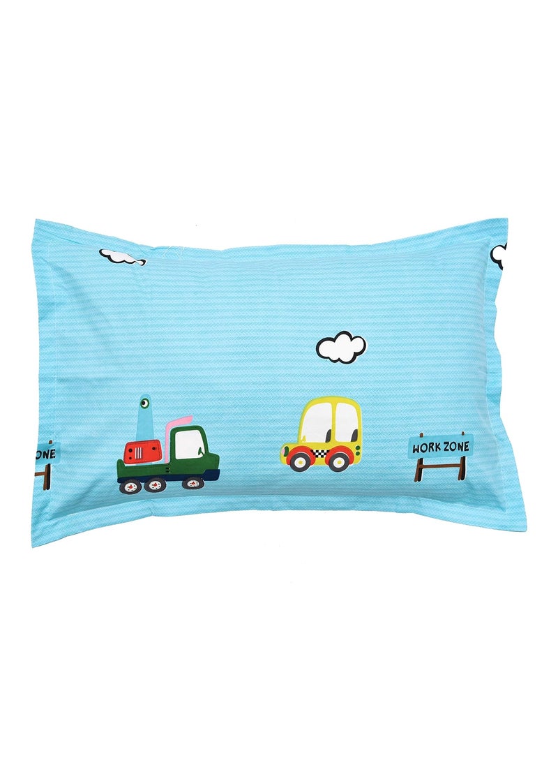 COZY FURNISH Super Soft Brushed Microfiber Cotton Single Bedsheet with 1 Pillow Cover60X90Inches Printed Single Bedsheet with Pillow Cover