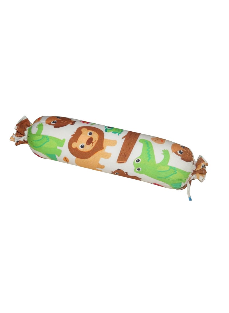 Oscar Home Cot Pillow 2 BolsterSet with Fillers Soft Eco Friendly Fabric Safari