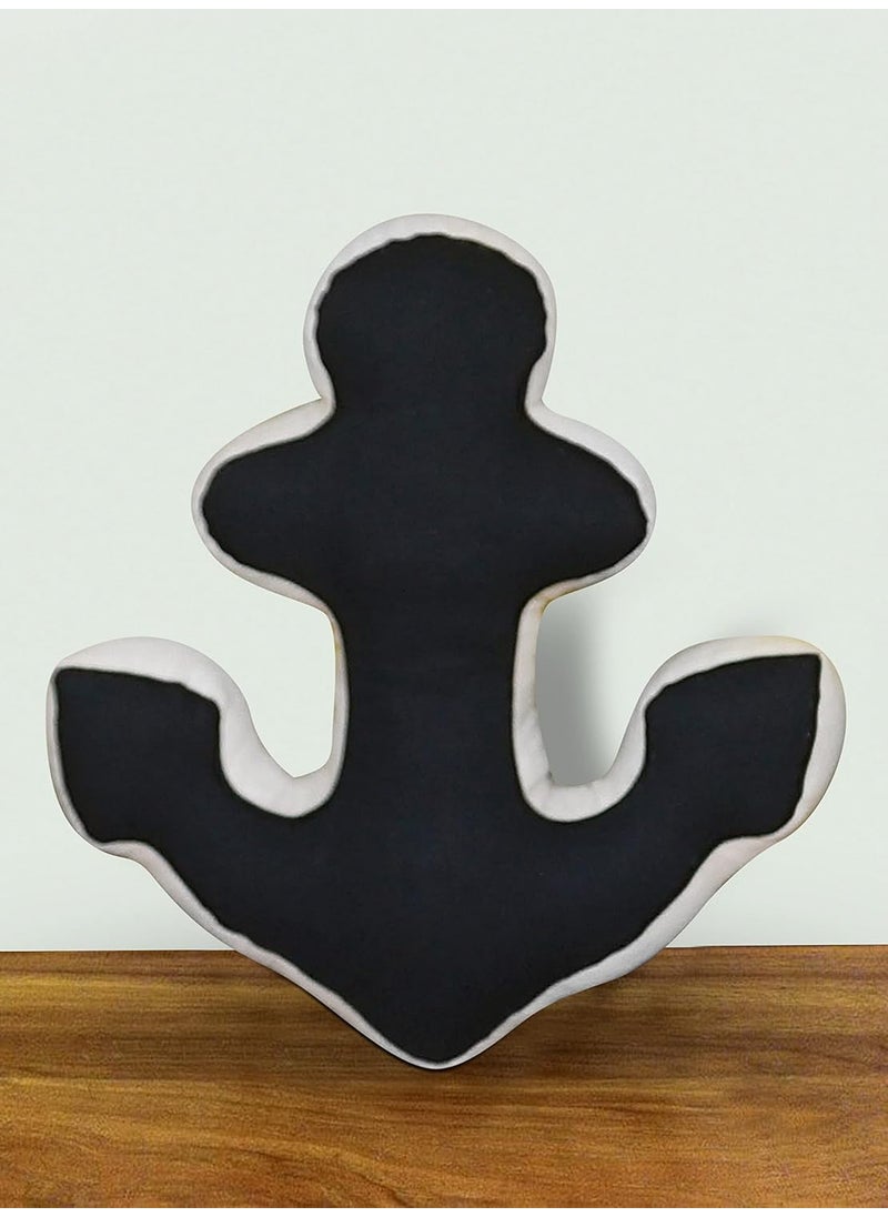 Oscar Home Anchor Shape Stuffed Cushion Large Size Nautical Baby Shower Nautical Navy Nursery Decor Stuffed AnchorToy Nautical Nursery Pillow