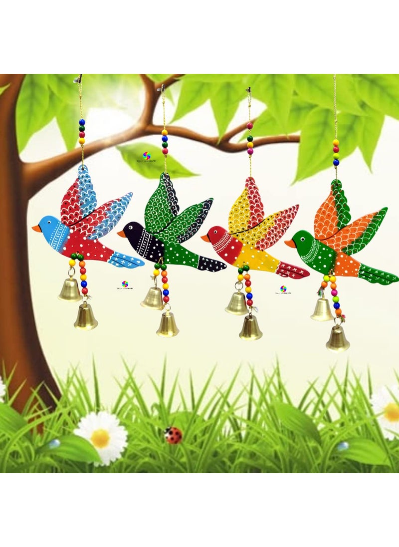 DRAVY HANDICRAFTS Hanging Bird Main Door Latkan Toran for Pooja Garden Decorative Wall Hanging Balcony Decoration Hanging Decorative Items for Room Wall Dcor Decoration for Home A3