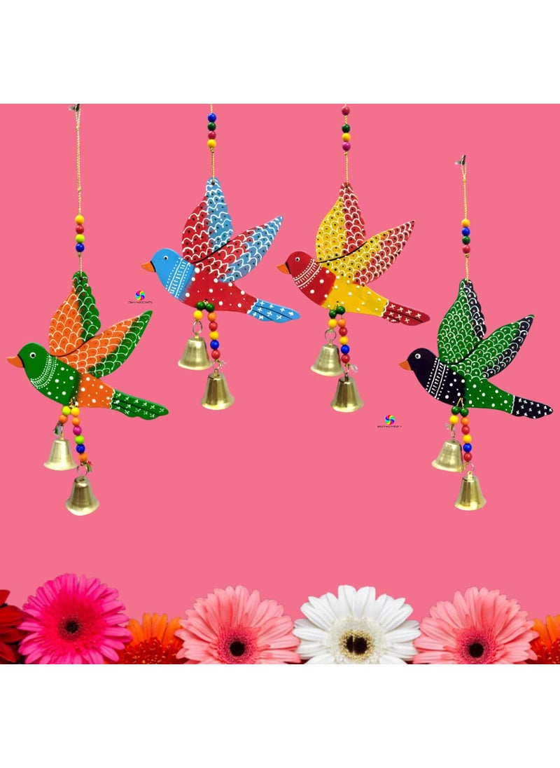 DRAVY HANDICRAFTS Hanging Bird Main Door Latkan Toran for Pooja Garden Decorative Wall Hanging Balcony Decoration Hanging Decorative Items for Room Wall Dcor Decoration for Home A3