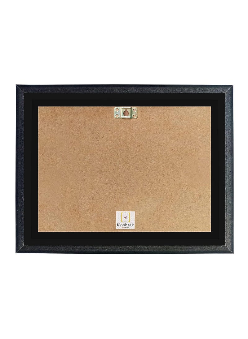 Koshtak nav durga vaishno devi pindi roop ambe on tiger with hanuman bhairavnath ji photo frames for wall hanginggifttemplepuja roomhome decor with Unbreakable acrylic Glass for Worship